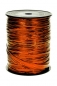 Preview: Geschenkband Polysilk 50m orange matt metallic